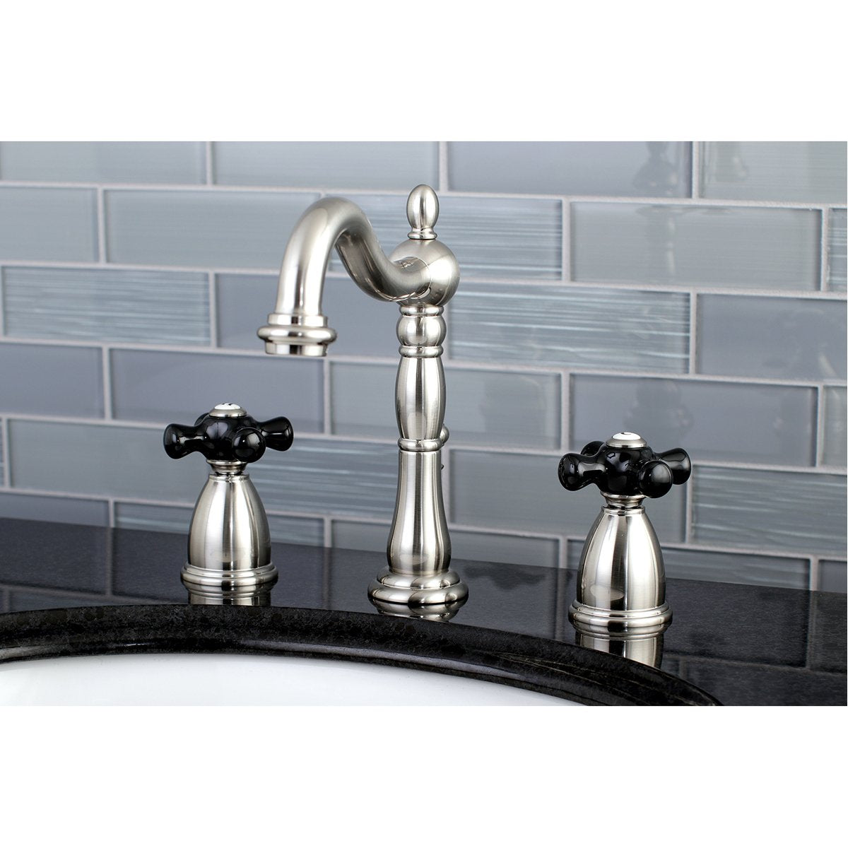 Kingston Brass Duchess 3-Hole 8-Inch Widespread Bathroom Faucet