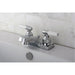 Kingston Brass KB201B 4-Inch Centerset Bathroom Faucet in Polished Chrome-DirectSinks
