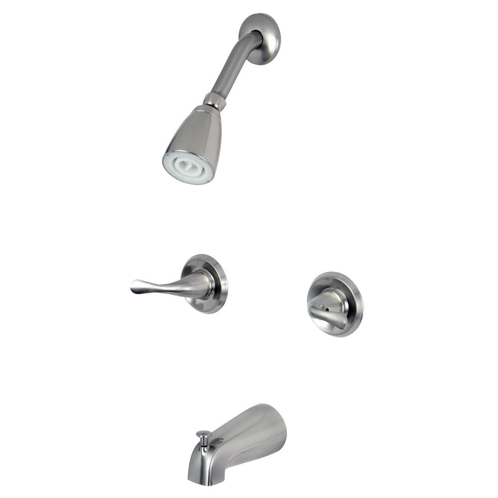 Kingston Brass Yosemite Two Handle Tub Shower Faucet-Shower Faucets-Free Shipping-Directsinks.