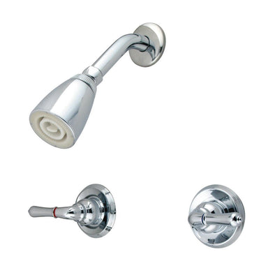 Kingston Brass Magellan Two Handle Shower Faucet in Polished Chrome-Shower Faucets-Free Shipping-Directsinks.