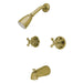 Kingston Brass Magellan Two Handle Tub and Shower Faucet-Shower Faucets-Free Shipping-Directsinks.