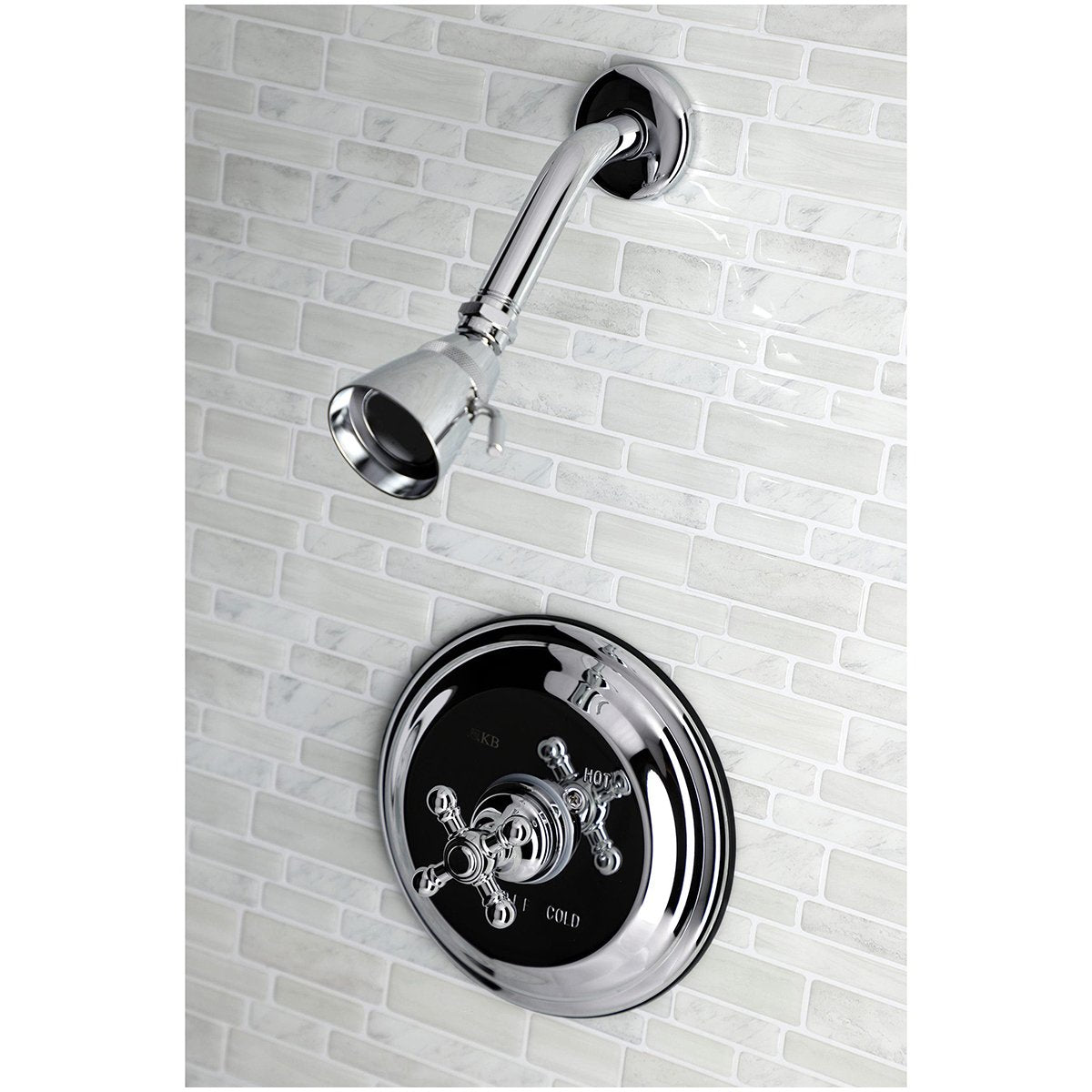 Kingston Brass Shower Trim Only Without Tub Spout in Polished Chrome