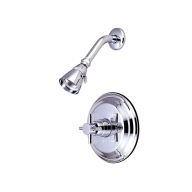 Kingston Brass Concord Single Handle Shower Faucet in Polished Chrome-Shower Faucets-Free Shipping-Directsinks.