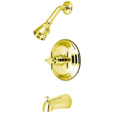 Kingston Brass KB2632DX Concord Single Handle Tub and Shower Set-Shower Faucets-Free Shipping-Directsinks.