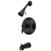 Kingston Brass Naples Single Handle Tub and Shower Faucet in Oil Rubbed Bronze-Shower Faucets-Free Shipping-Directsinks.