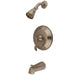 Kingston Brass Nu French Single Handle Tub and Shower Faucet in Satin Nickel-Shower Faucets-Free Shipping-Directsinks.