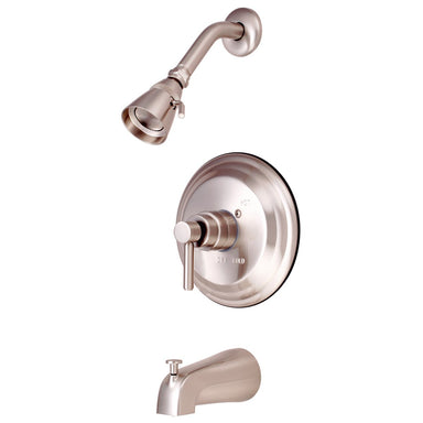 Kingston Brass Concord Single Handle Tub and Shower Faucet in Satin Nickel-Shower Faucets-Free Shipping-Directsinks.