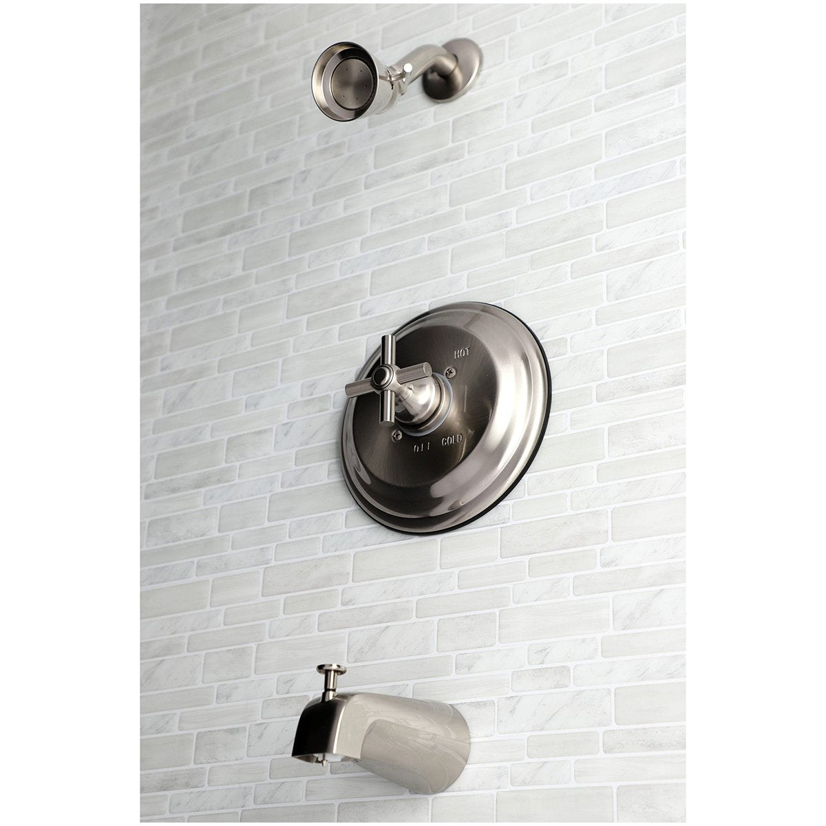 Kingston Brass KB263XEX-P Tub and Shower Faucet