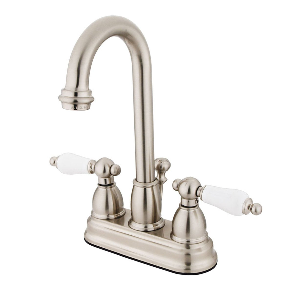 Kingston Brass Restoration Classic Two Handle 4" Centerset Lavatory Faucet with Retail Pop-up-Bathroom Faucets-Free Shipping-Directsinks.