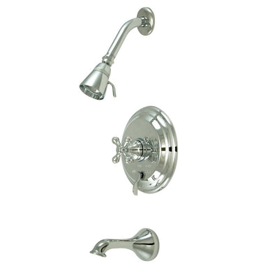 Kingston Brass Restoration Single Handle Polished Chrome Tub and Shower Faucet-Shower Faucets-Free Shipping-Directsinks.