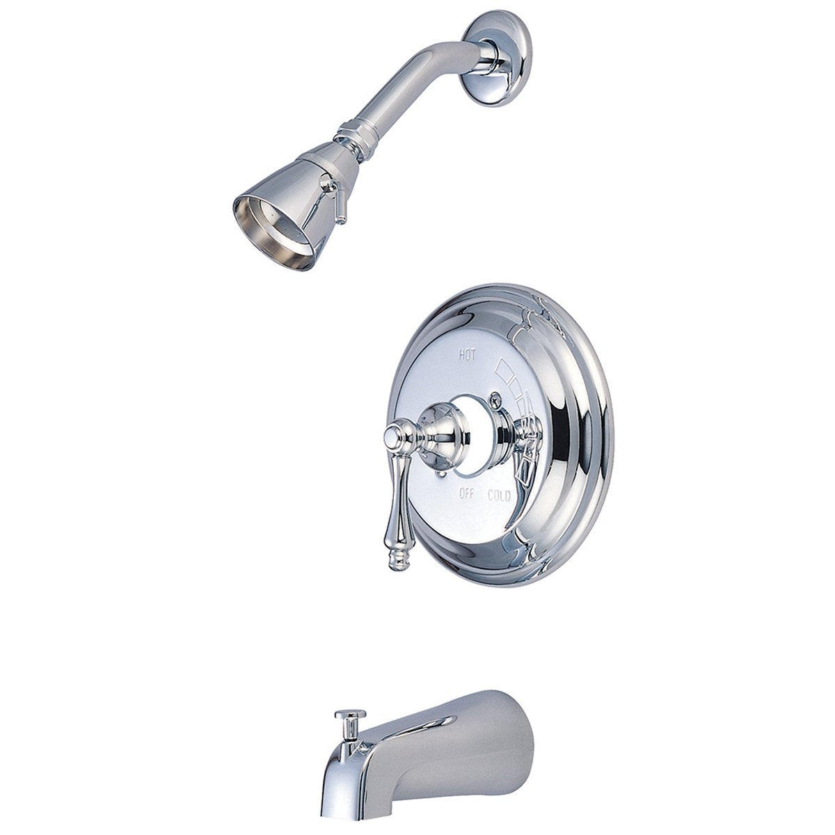 Kingston Brass Vintage Trim Only for Single Handle Tub and Shower Faucet in Polished Chrome-Shower Faucets-Free Shipping-Directsinks.