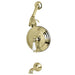 Kingston Brass KB36320PL Restoration Single Handle Tub and Shower Faucet-Shower Faucets-Free Shipping-Directsinks.