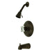 Kingston Brass Restoration Solid Brass Single Handle Tub and Shower Faucet-Shower Faucets-Free Shipping-Directsinks.