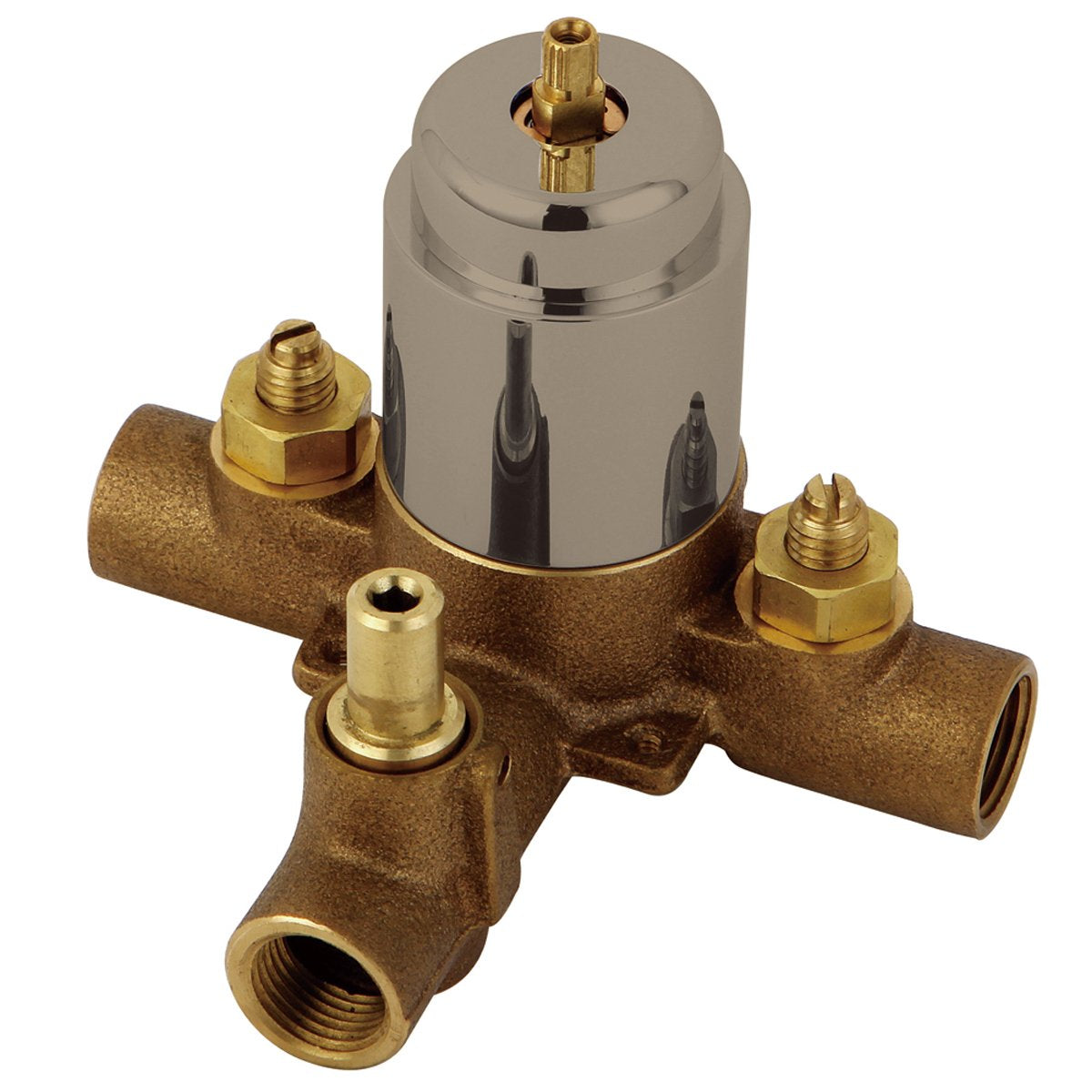 Kingston Brass Plumbing Parts Shower Valve in Satin Nickel-Bathroom Accessories-Free Shipping-Directsinks.