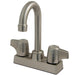 Kingston Brass KB460SN Vista Handle 4" Centerset Bar Faucet-Bar Faucets-Free Shipping-Directsinks.