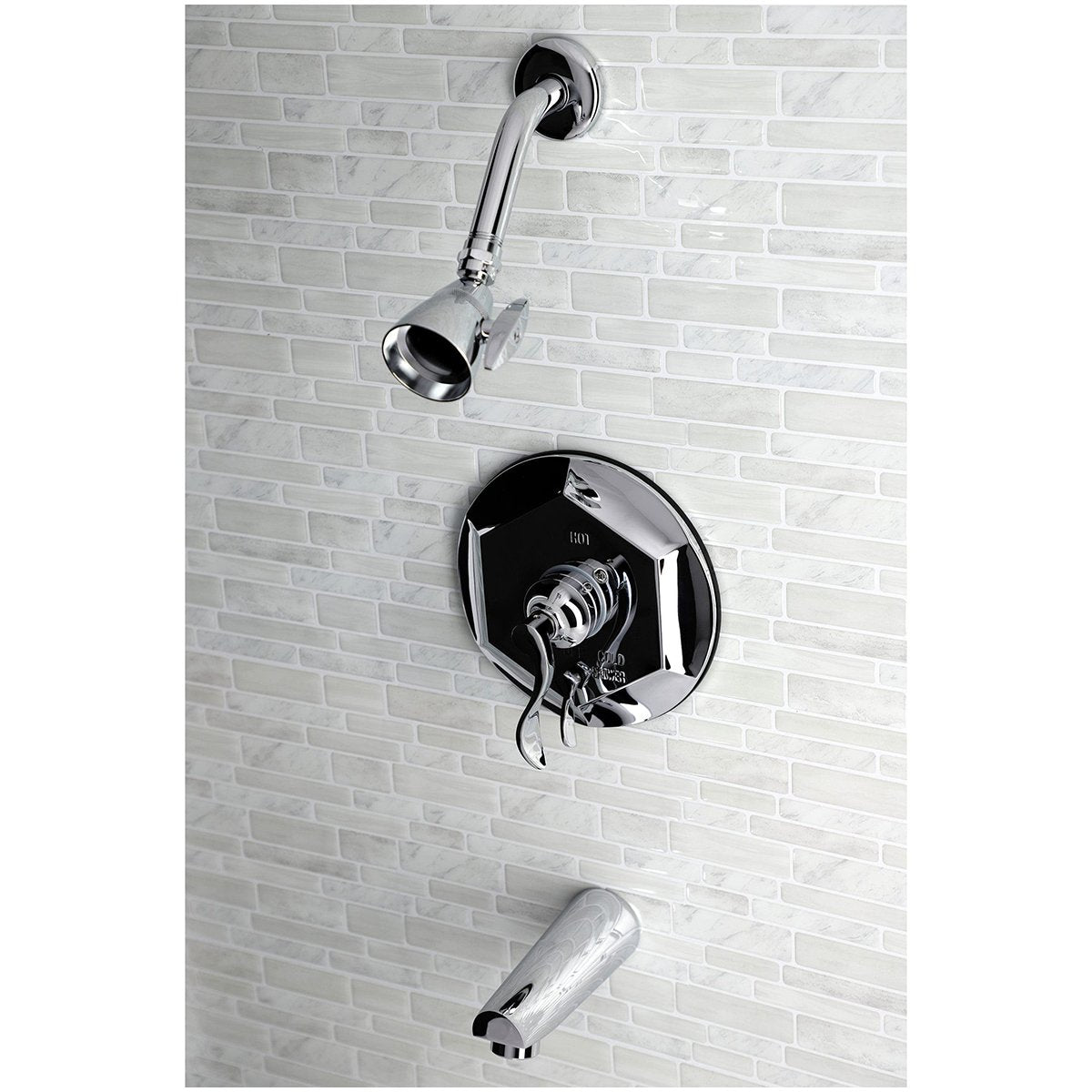 Kingston Brass KB463X0DFL-P Tub and Shower Faucet