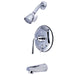 Kingston Brass Silver Sage Tub and Shower Faucet with Single Handle-Shower Faucets-Free Shipping-Directsinks.