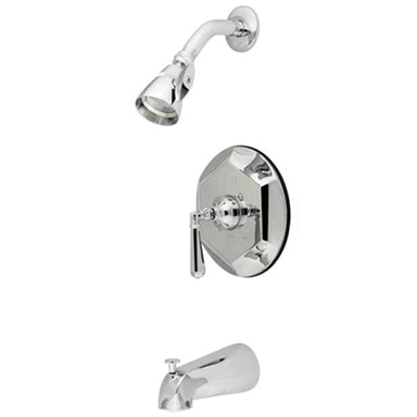Kingston Brass Metropolitan Single Handle Tub and Shower Faucet in Polished Chrome-Shower Faucets-Free Shipping-Directsinks.