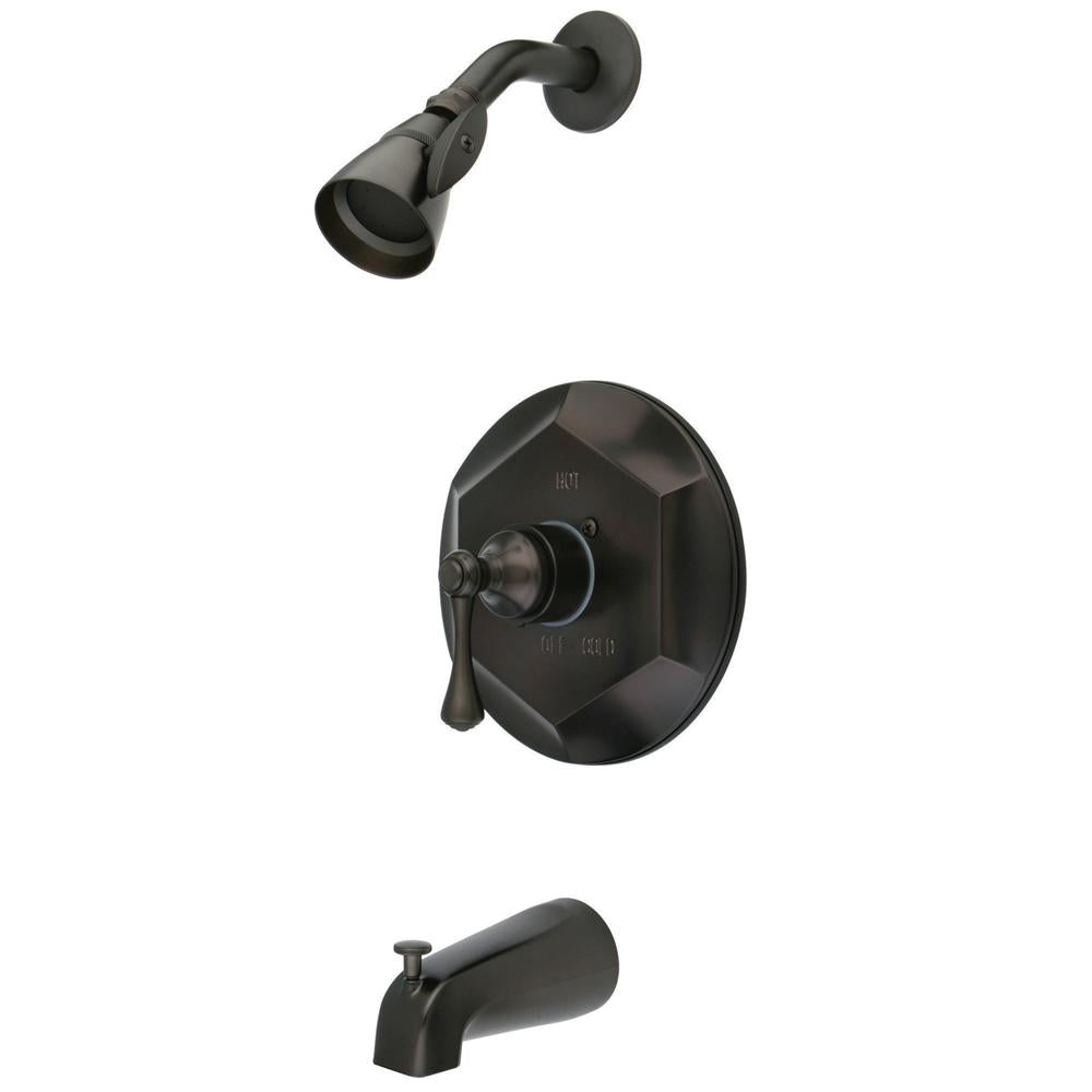 Kingston Brass KB4635BL Single Handle Tub and Shower Faucet-Shower Faucets-Free Shipping-Directsinks.