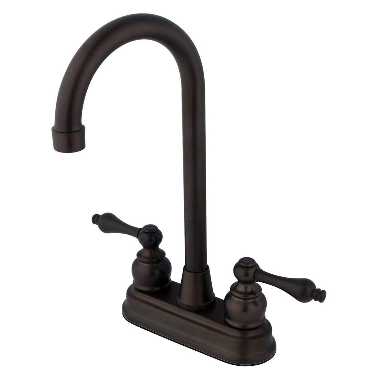 Kingston Brass Victorian Two Handle 4" Centerset High-Arch Bar Faucet-Bar Faucets-Free Shipping-Directsinks.