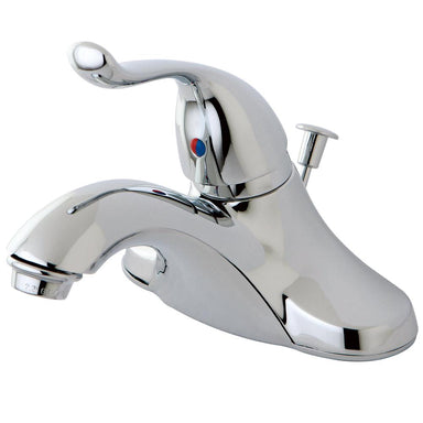 Kingston Brass Yosemite KB5541YL 4-inch Centerset Single Handle Lavatory Faucet in Polished Chrome-Bathroom Faucets-Free Shipping-Directsinks.