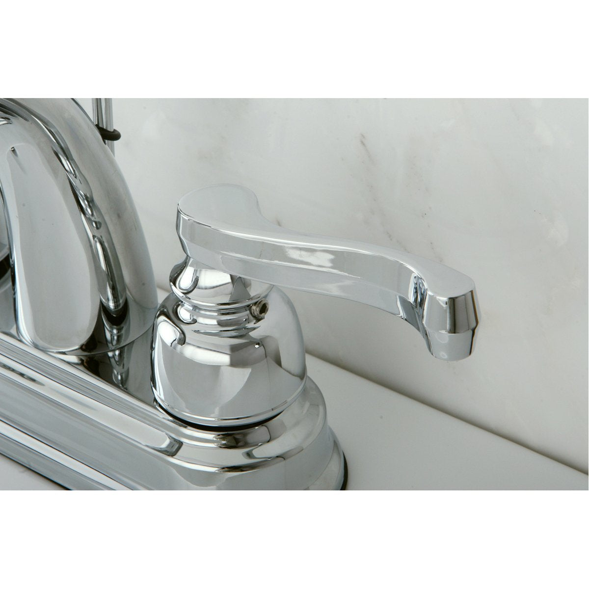 Kingston Brass Lever-Handle 4-Inch Centerset Bathroom Faucet