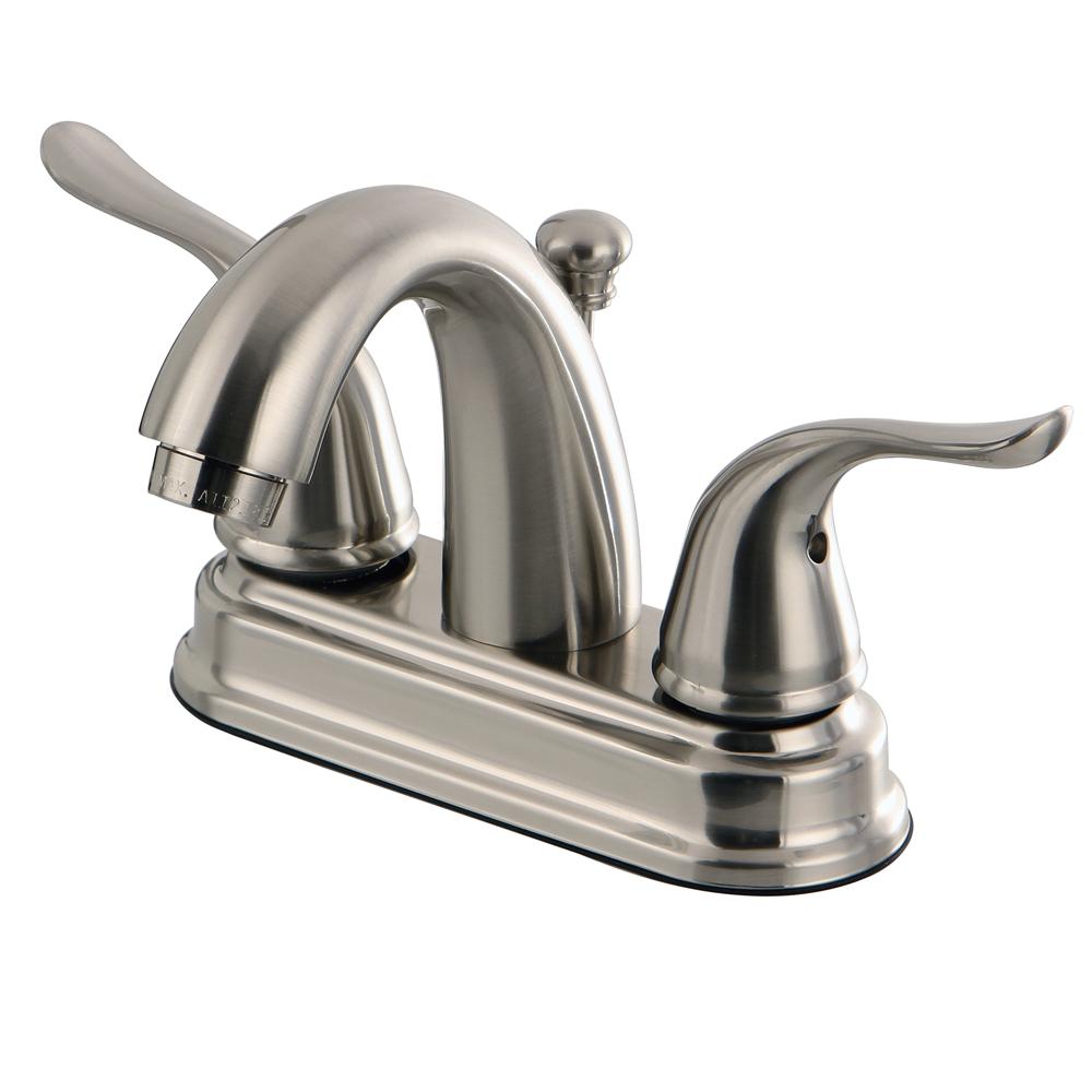 Kingston Brass Yosemite Two Handle 4-inch Centerset Lavatory Faucet-Bathroom Faucets-Free Shipping-Directsinks.