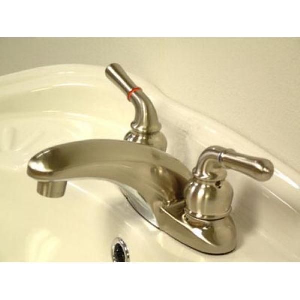 Kingston Brass Magellan Two Handle 4" Centerset Solid Brass Lavatory Faucet-Bathroom Faucets-Free Shipping-Directsinks.