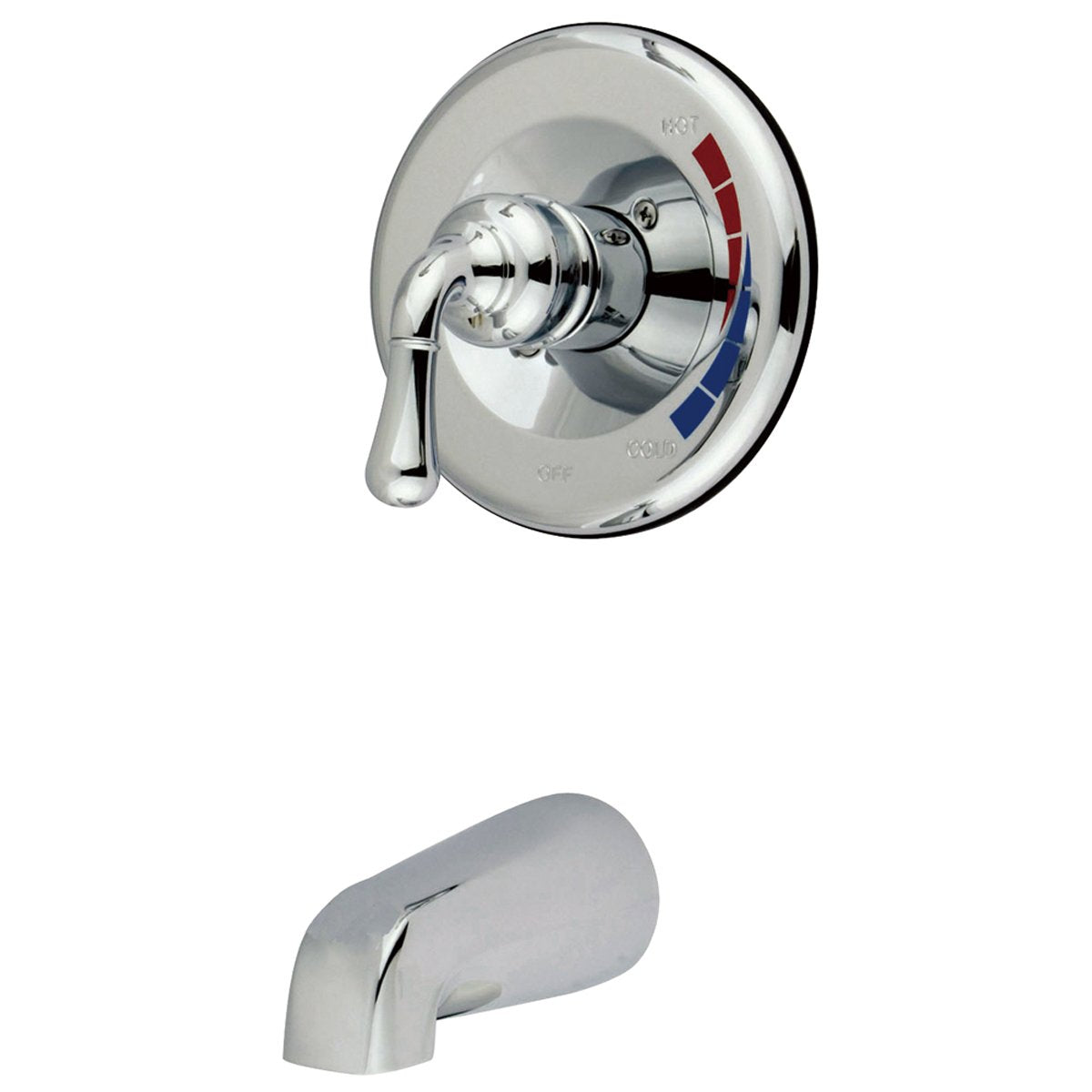Kingston Brass Magellan Single Handle Tub Faucet in Polished Chrome-Tub Faucets-Free Shipping-Directsinks.