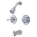 Kingston Brass KB661AL Vintage Two Handle Tub and Shower Faucet-Shower Faucets-Free Shipping-Directsinks.
