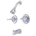 Kingston Brass KB661ML Vintage Two Handle Tub and Shower Faucet-Shower Faucets-Free Shipping-Directsinks.