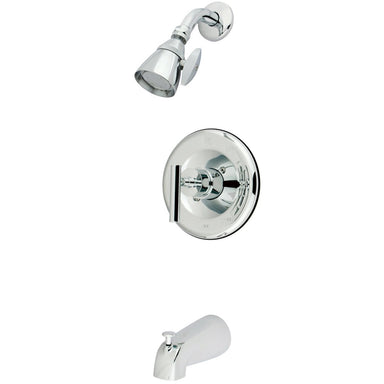 Kingston Brass Manhattan Single Handle Shower Faucet in Polished Chrome-Shower Faucets-Free Shipping-Directsinks.