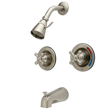Kingston Brass Vintage Two Handle Tub and Shower Faucet-Shower Faucets-Free Shipping-Directsinks.
