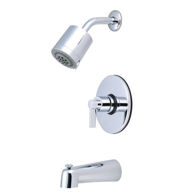 Kingston Brass NuvoFusion Single Handle Tub and Shower Faucet-Shower Faucets-Free Shipping-Directsinks.