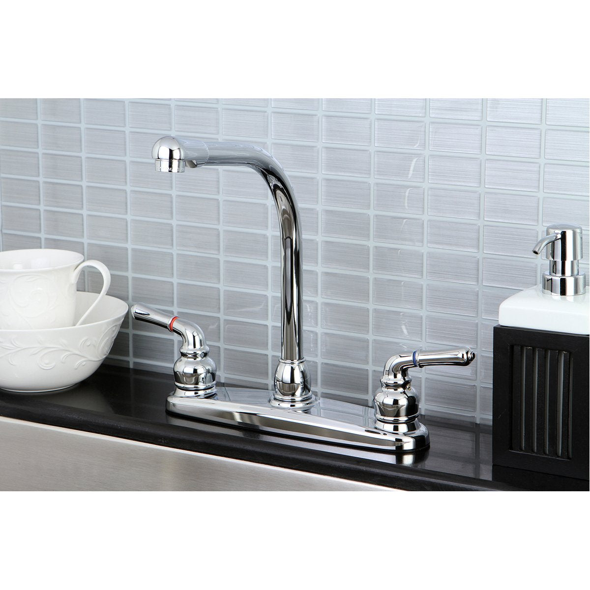 Kingston Brass Magellan Centerset Kitchen Faucet