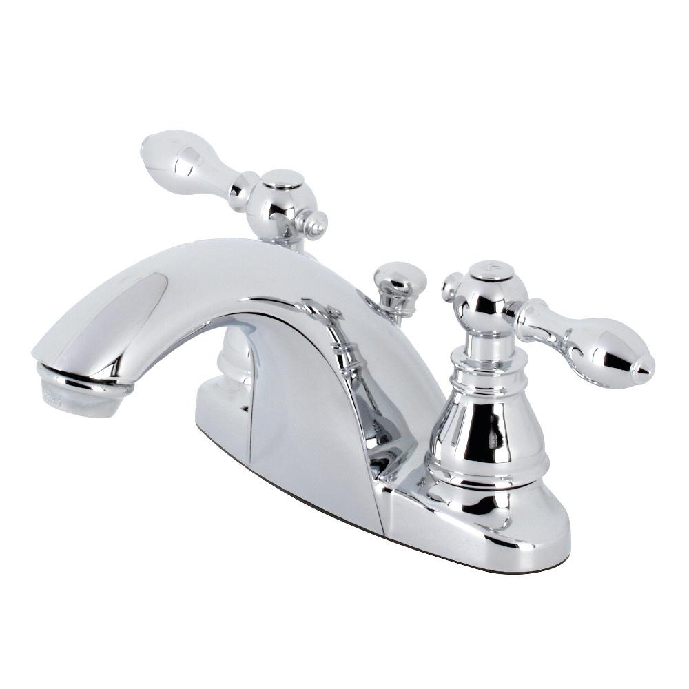 Kingston Brass KB764XACL-P American Classic 4" Centerset Bathroom Faucet