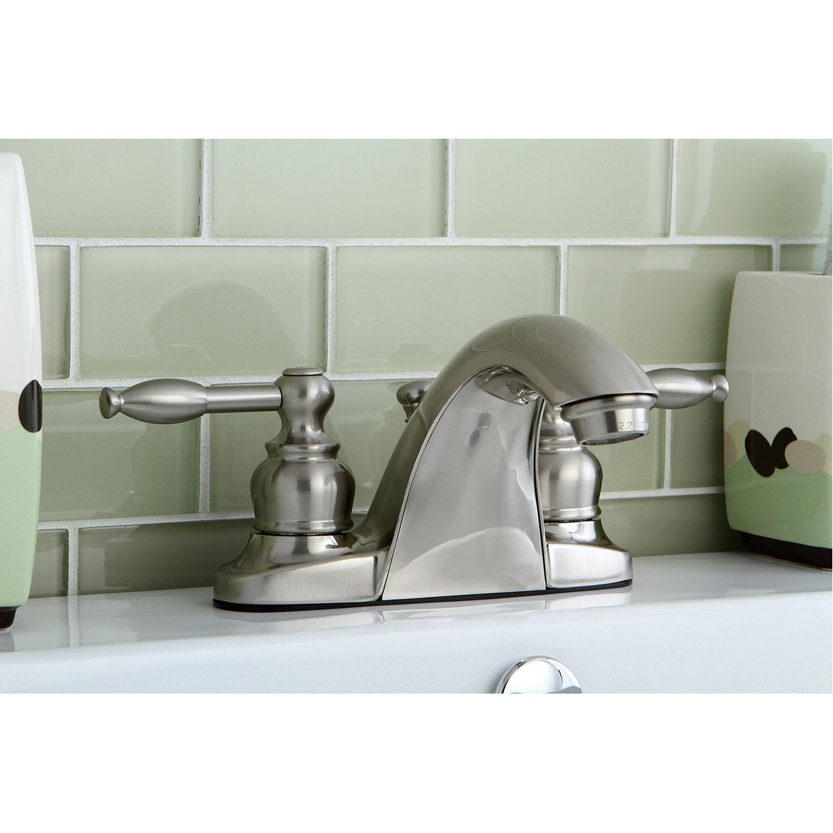 Kingston Brass 4-Inch Centerset Twin-Handle Bathroom Faucet-DirectSinks