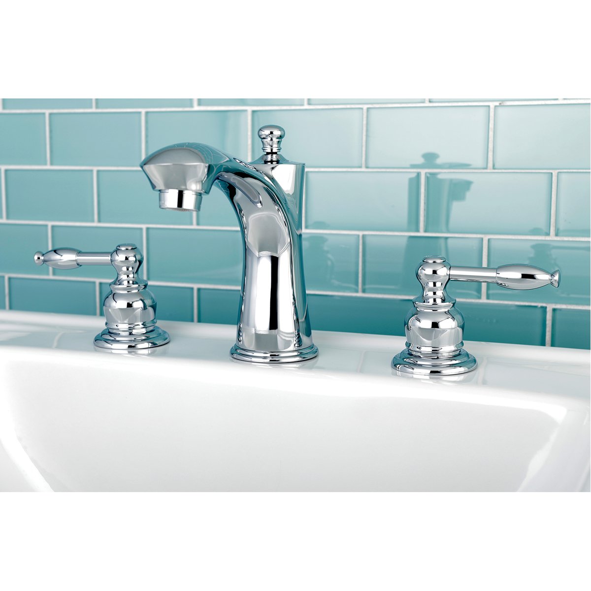 Kingston Brass Knight 8-Inch Widespread Bathroom Faucet