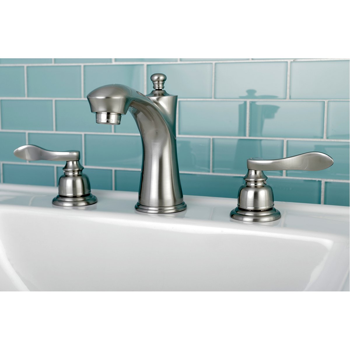 Kingston Brass NuWave French 8-Inch Widespread Bathroom Faucet