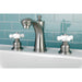 Kingston Brass Victorian Deck Mount 8" Widespread Bathroom Faucet-DirectSinks