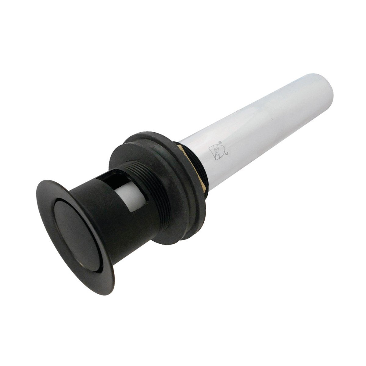 Kingston Brass Push Pop-Up Drain with Overflow