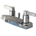 Kingston Brass NuvoFusion Lavatory Faucet with Brass Pop-up-Bathroom Faucets-Free Shipping-Directsinks.