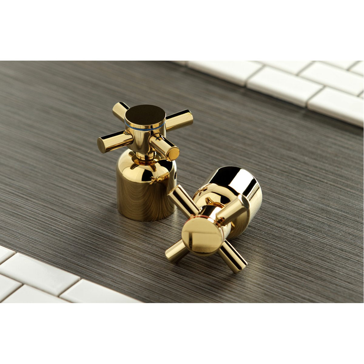 Kingston Brass Concord 4" Centerset Cross-Handle Bathroom Faucet