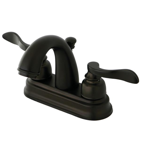 Kingston Brass NuWave French 4" Centerset Lavatory Faucet with ABS/Brass Pop-up-Bathroom Faucets-Free Shipping-Directsinks.