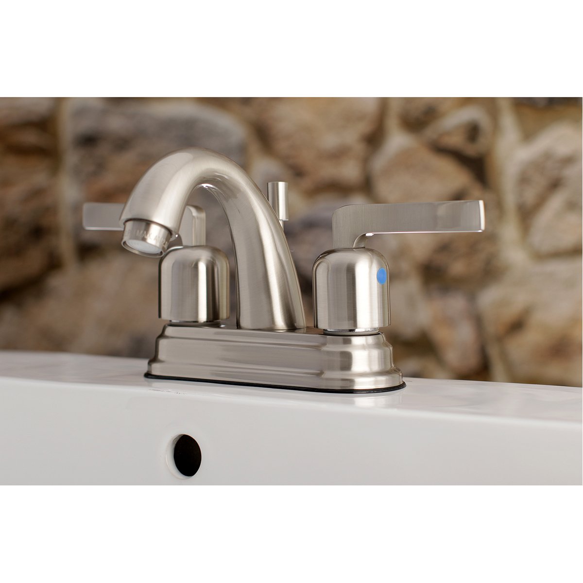 Kingston Brass Centurion Two-Handle 4" Centerset Bathroom Faucet
