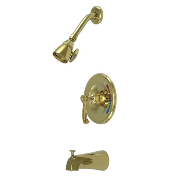 Kingston Brass Royale Trim Only for Single Handle Shower Faucet in Polished Brass-Shower Faucets-Free Shipping-Directsinks.