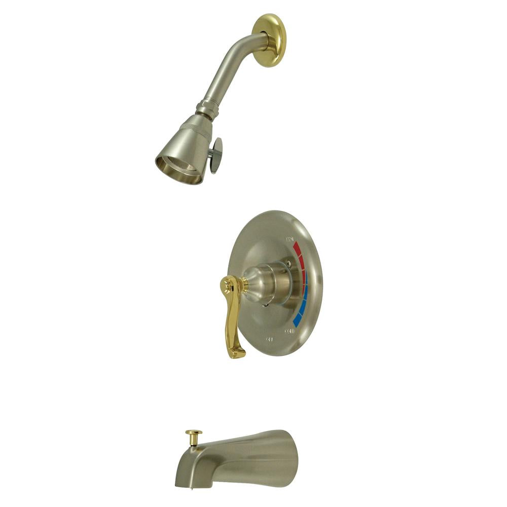 Kingston Brass Royale Single Handle Solid Brass Tub and Shower Faucet-Shower Faucets-Free Shipping-Directsinks.