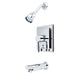 Kingston Brass Concord Single Handle Tub and Shower Faucet in Polished Chrome-Shower Faucets-Free Shipping-Directsinks.