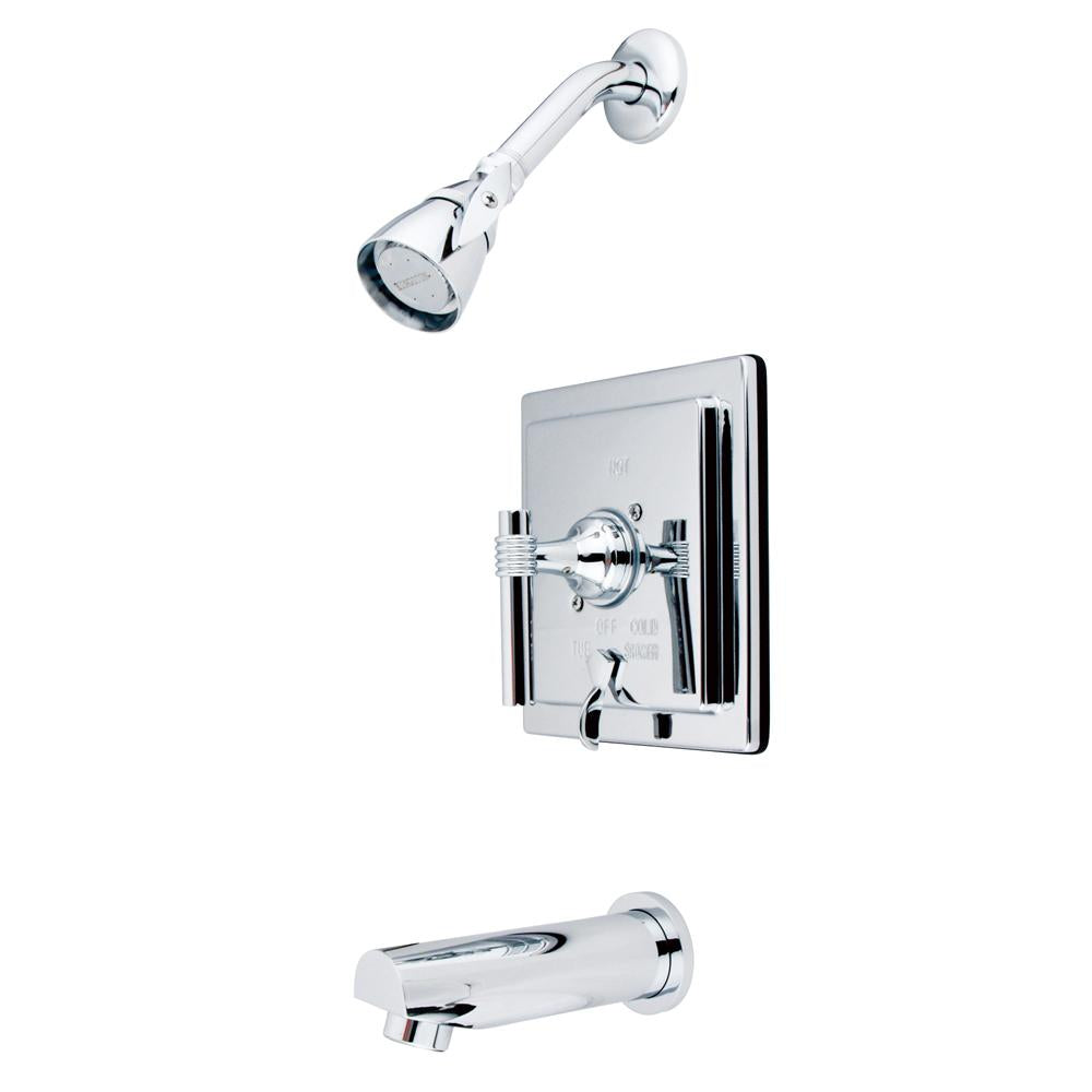 Kingston Brass Milano Contemporary Single Handle Tub and Shower Faucet-Shower Faucets-Free Shipping-Directsinks.