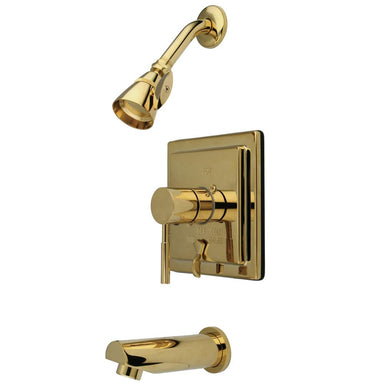 Kingston Brass Concord Single Handle Brass Tub and Shower Faucet-Shower Faucets-Free Shipping-Directsinks.